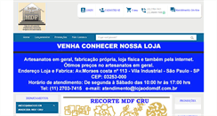 Desktop Screenshot of lojaodomdf.com.br